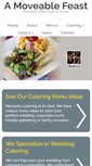Mobile Screenshot of amoveablefeastcatering.com